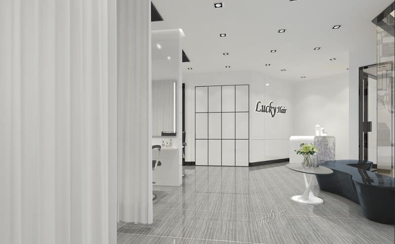 LUCKY HAIR SALON美发店(diàn)装修